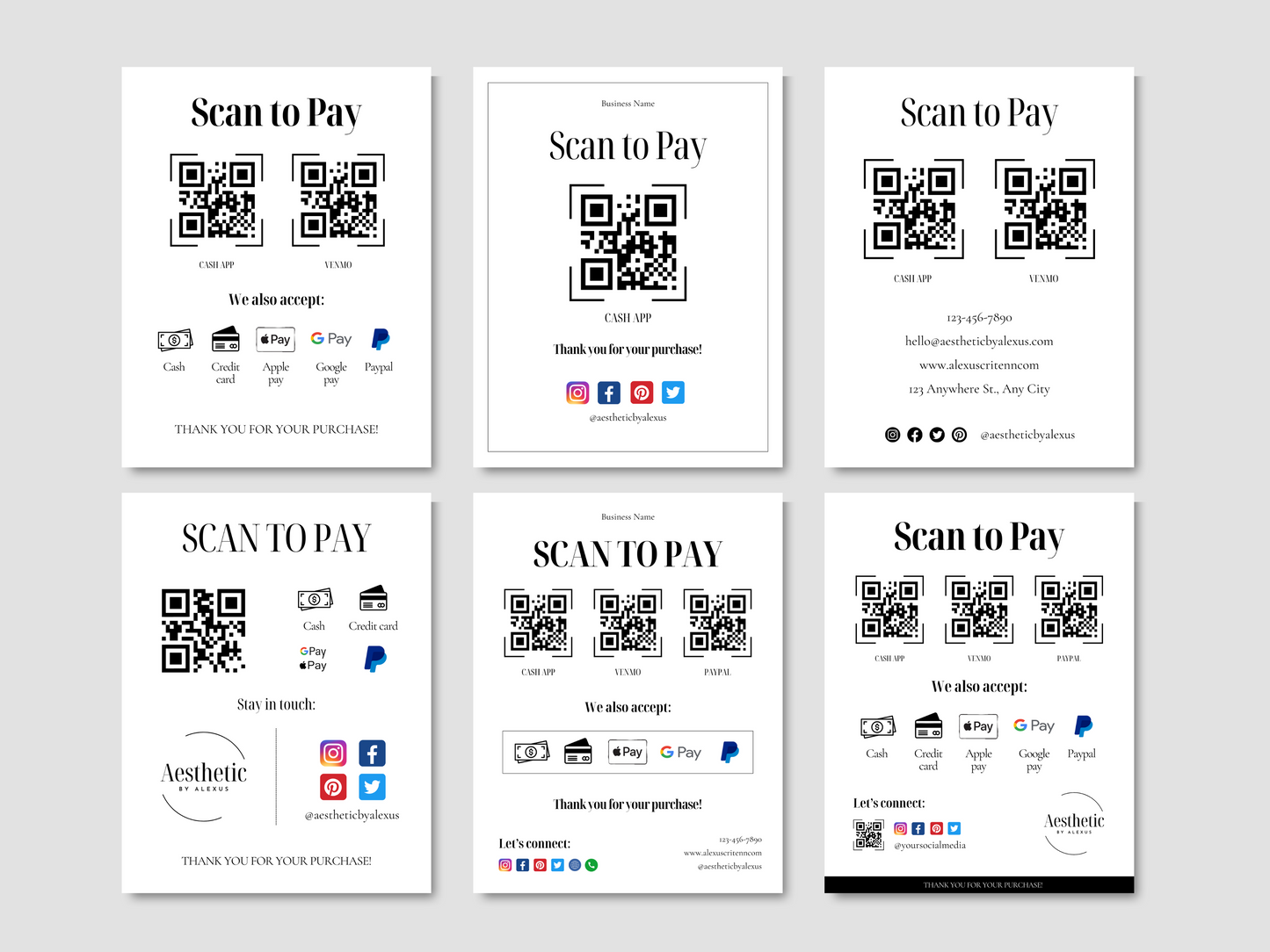 Esthetician Business Branding Kit