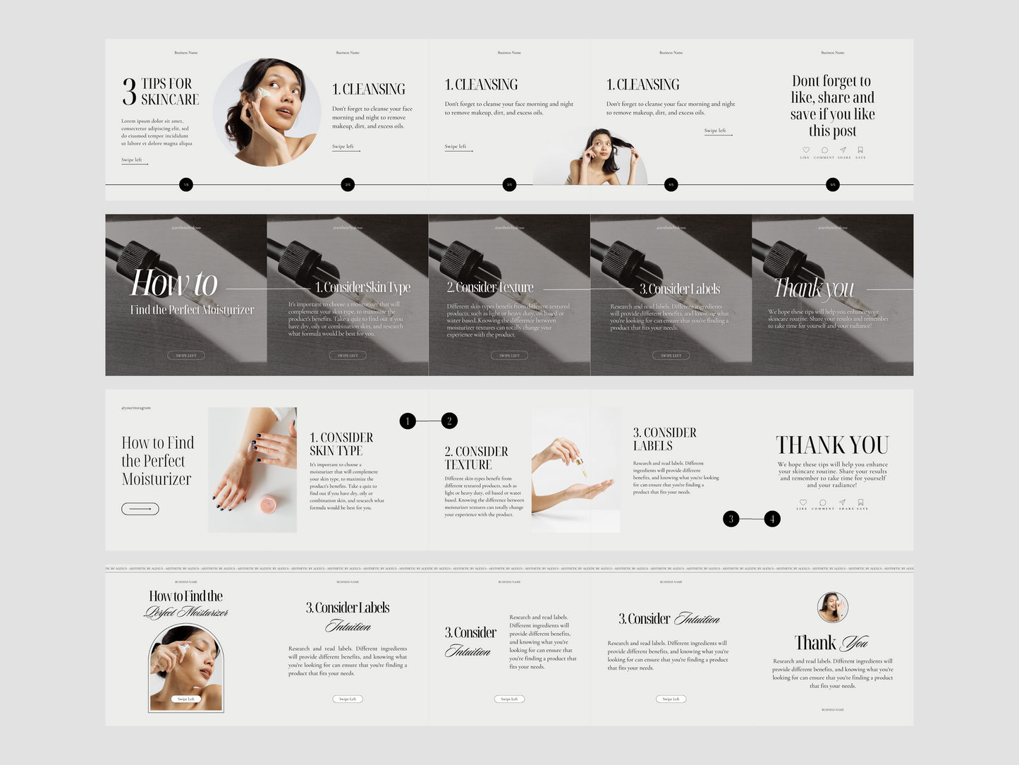 Esthetician Business Branding Kit