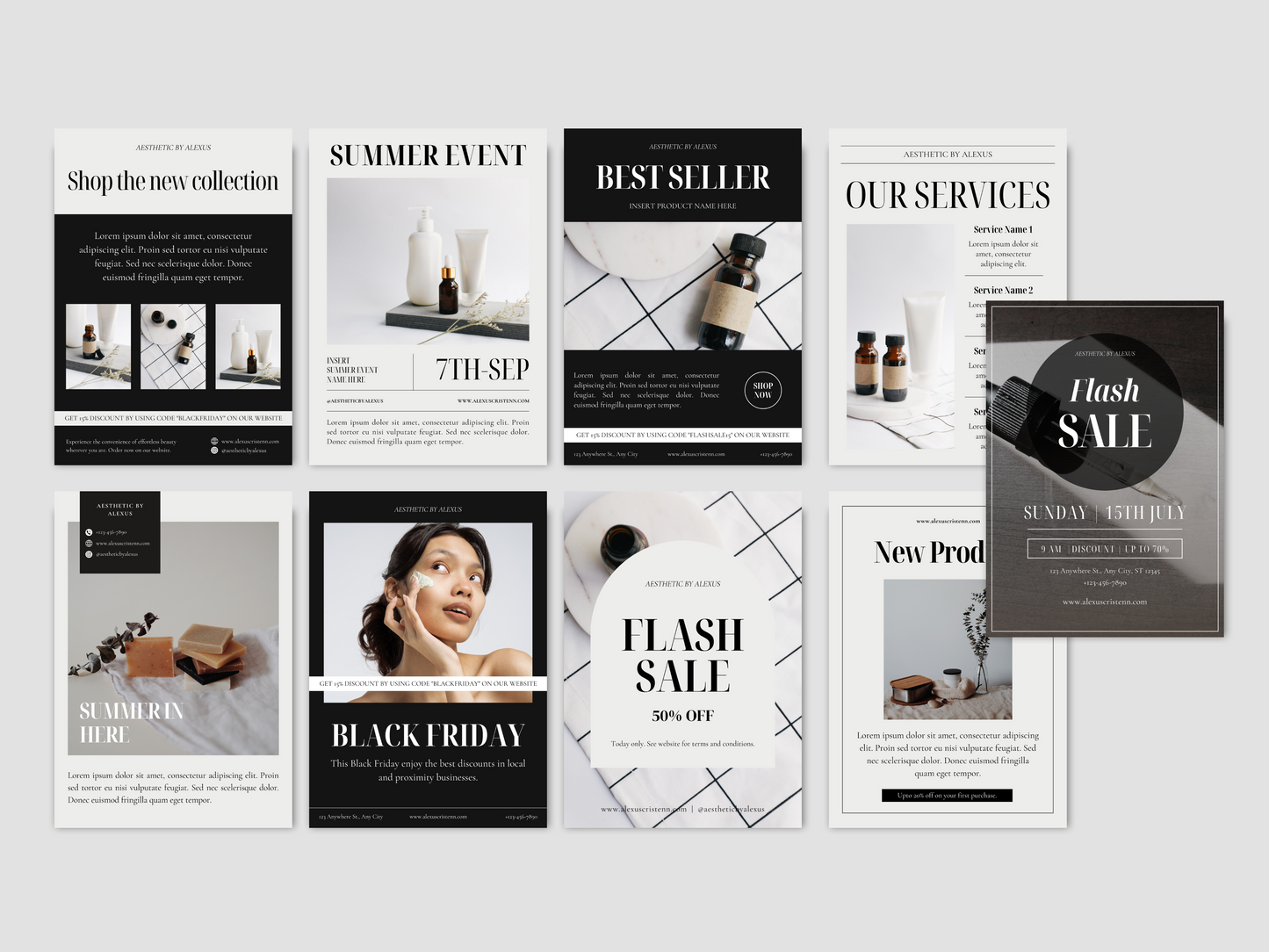 Esthetician Business Branding Kit
