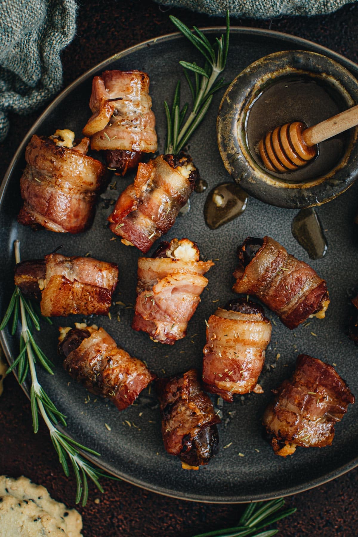 Goat Cheese Stuffed Bacon Wrapped Dates – Alexus Cristenn