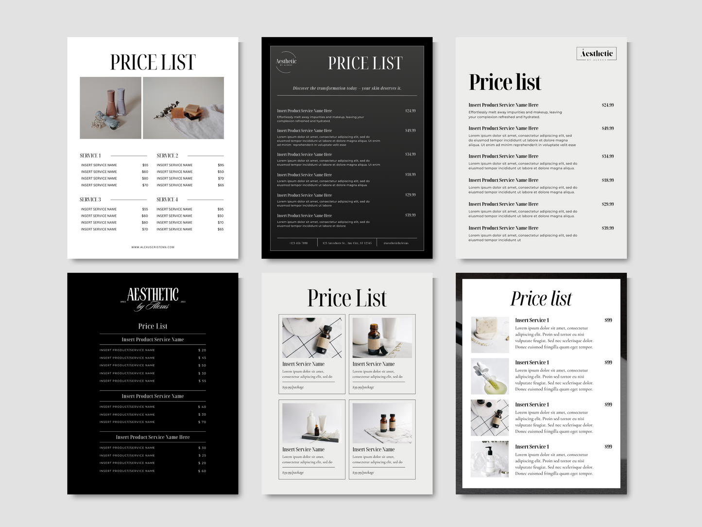 Esthetician Business Branding Kit